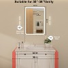 Medicine Cabinet with LED Mirror, Surface/Recessed Mount, Defogger, Memory, 3-Color Lighting, USB & Outlet, Dimmer, Storage - 3 of 4
