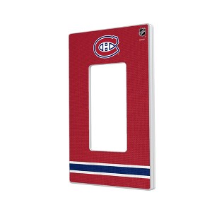 NHL Eastern Conference Teams Stripe Hidden-Screw Light Switch Plate for Single Rocker - 1 of 4