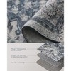 5x7 FT Vintage Traditional Area Rug - Non-Slip Low Pile Carpet, Soft Machine Washable Home Decor - 3 of 4