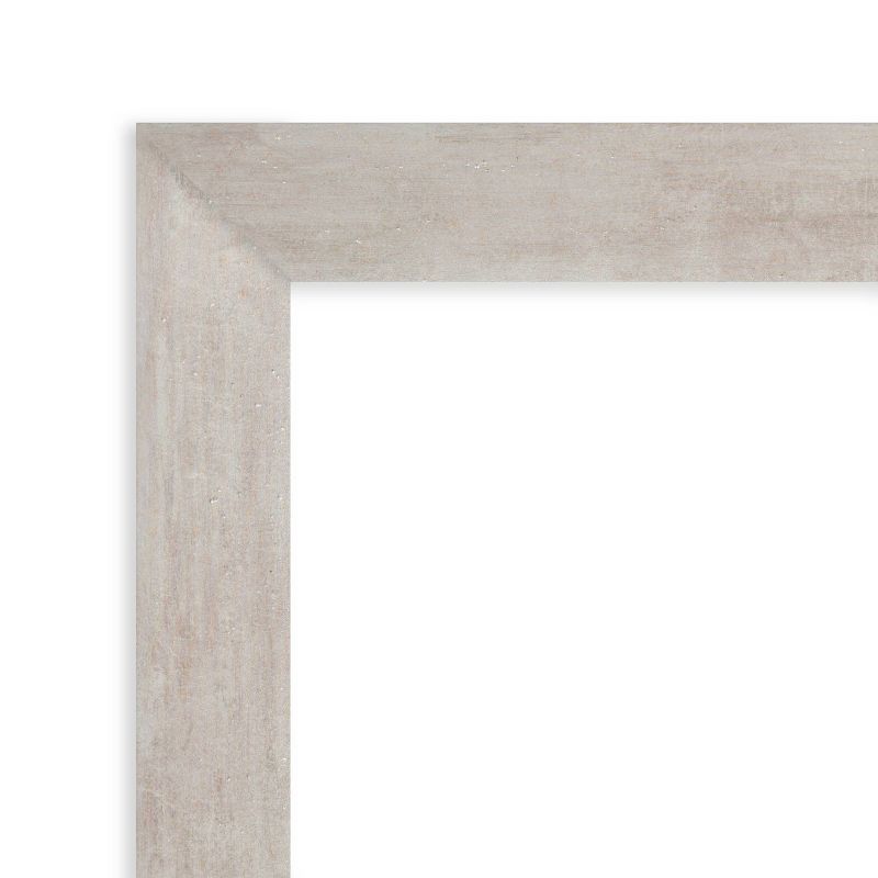 41&#34; x 30&#34; Non-Beveled Marred Silver Wood Wall Mirror - Amanti Art, 4 of 11