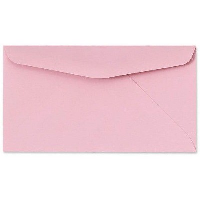 LUX 3 5/8" x 6 1/2" #6 3/4 60lbs. Regular Envelopes Pastel Pink 50/Pack 72660-50