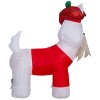 Holiday Living 3.5-ft Lighted Plaid Scottie Dog Christmas Inflatable - 4 of 4
