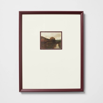 16"x20" Landscape with Color Frame and Mat Wall Art - Threshold™ designed with Studio McGee