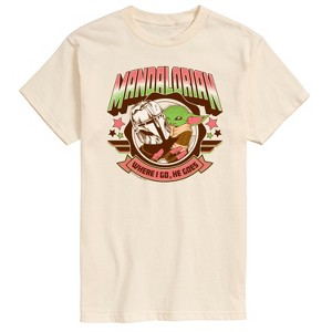 Men's - Star Wars - The Mandalorian Mando Collegiate Short Sleeve Graphic T-Shirt - 1 of 3
