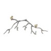 Alvada Wall Accent Nickel - A&B Home: Aluminum Art Deco Style, Horizontal Wall Art with Bird Motif - 4 of 4