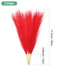 Unique Bargains Dried Plants Artificial Durable Small Fluffy Pampas Grass 7 Branches for Home, Office, Party 17.7 Inch - 3 of 4