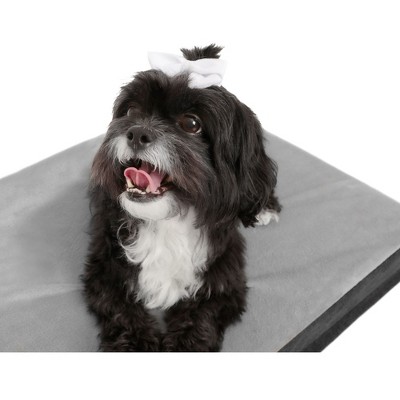 Ash Grey Medium Orthopedic Elevated Chew Resistant Pet Mattress