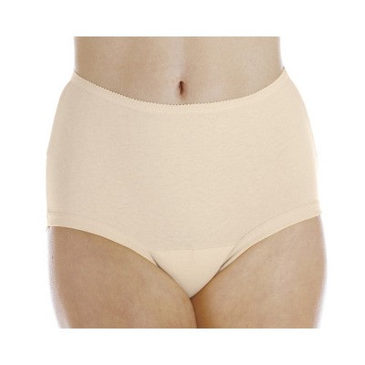 Wearever Women's 100% Cotton Banded Leg Incontinence Panty Regular Absorbency