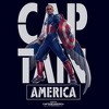 Men's Captain America: Brave New World Large White Name Logo Portrait T-Shirt - 2 of 4
