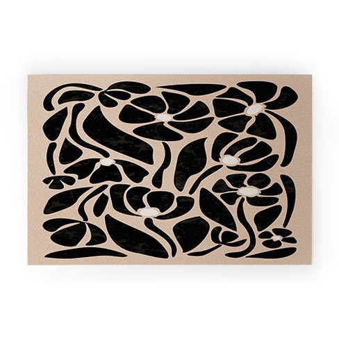 DorisciciArt Mid Century Modern Floral F 30" x 20" Welcome Mat - Society6 - image 1 of 3