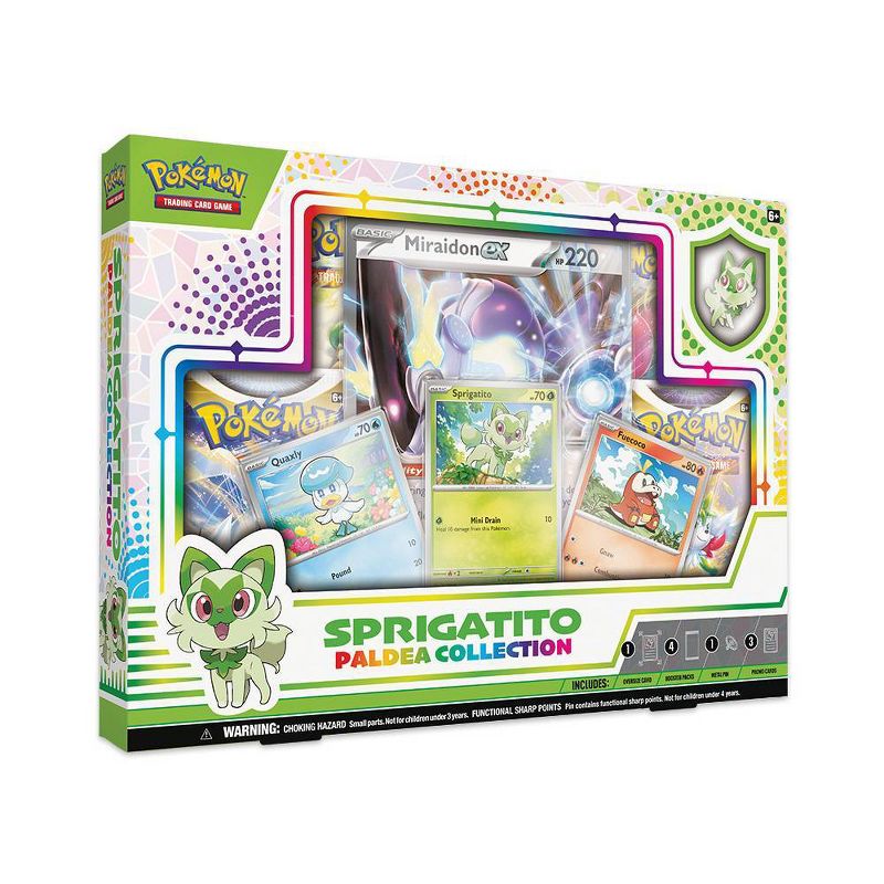 Pokemon Trading Card Game: Paldea Collection Sprigatito, 1 of 4