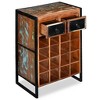 vidaXL Wine Rack for 16 Bottles Solid Reclaimed Wood - 3 of 4