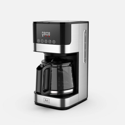 Sleek Stainless Steel 10-Cup Programmable Drip Coffee Maker