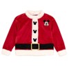 Disney Mickey Mouse Mickey Mouse Christmas Velour Sweatshirt Jogger Pants Santa Hat 3 Piece Outfit Set Toddler - 4 of 4