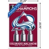 Trends International NHL Colorado Avalanche - 20222 Stanley Cup Logo Framed Wall Poster Prints - 3 of 4