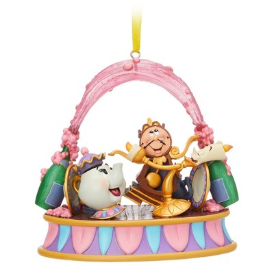 Disney Singing Beauty & the Beast Friends Christmas Tree Ornament - Disney store