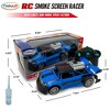 Hyper Drive RC Smoke Screen Racer | Blue Light-Up Car with Vapor Mist Kids 5+ - 2 of 4