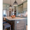 Sawyer Iron Pendant Light - 1 Bulb, Dimmable, Damp Rated, Modern Farmhouse Style - 2 of 4
