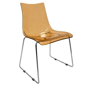 LeisureMod Lima Modern Acrylic Chair - 1 of 4