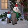 Gemmy Christmas Inflatable Donkey, 5 ft Tall, Multi - 2 of 4