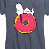 Women's - Peanuts - Lazy Snoopy Short Sleeve Graphic T-Shirt - 2 of 4
