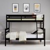 AZL1 Life Concept Beds Family-Friendly Heavy Duty Support Twin Secure Eco-Friendly Materials Kid-Friendly Design, Espresso, 78.35"*59.06"*61.81" - 2 of 4