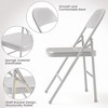 Nasitip Portable Folding Chair ,Metal Folding Chairs, Suitable for Dining Room, Living Room, Office, Camping - 4 of 4
