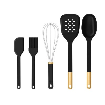 5-Piece Kitchen Tool Set, Porcini Taupe