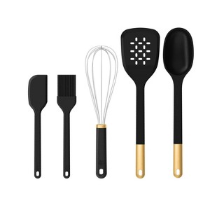 Attop 5-Piece Kitchen Tool Set, Porcini Taupe - 1 of 4