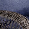 Teal Island Designs Madden Blue Outdoor Rocking Chair - 3 of 4