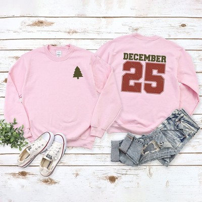 Simply Sage Market Women's Graphic Sweatshirt December Twenty Fifth Front and Back
