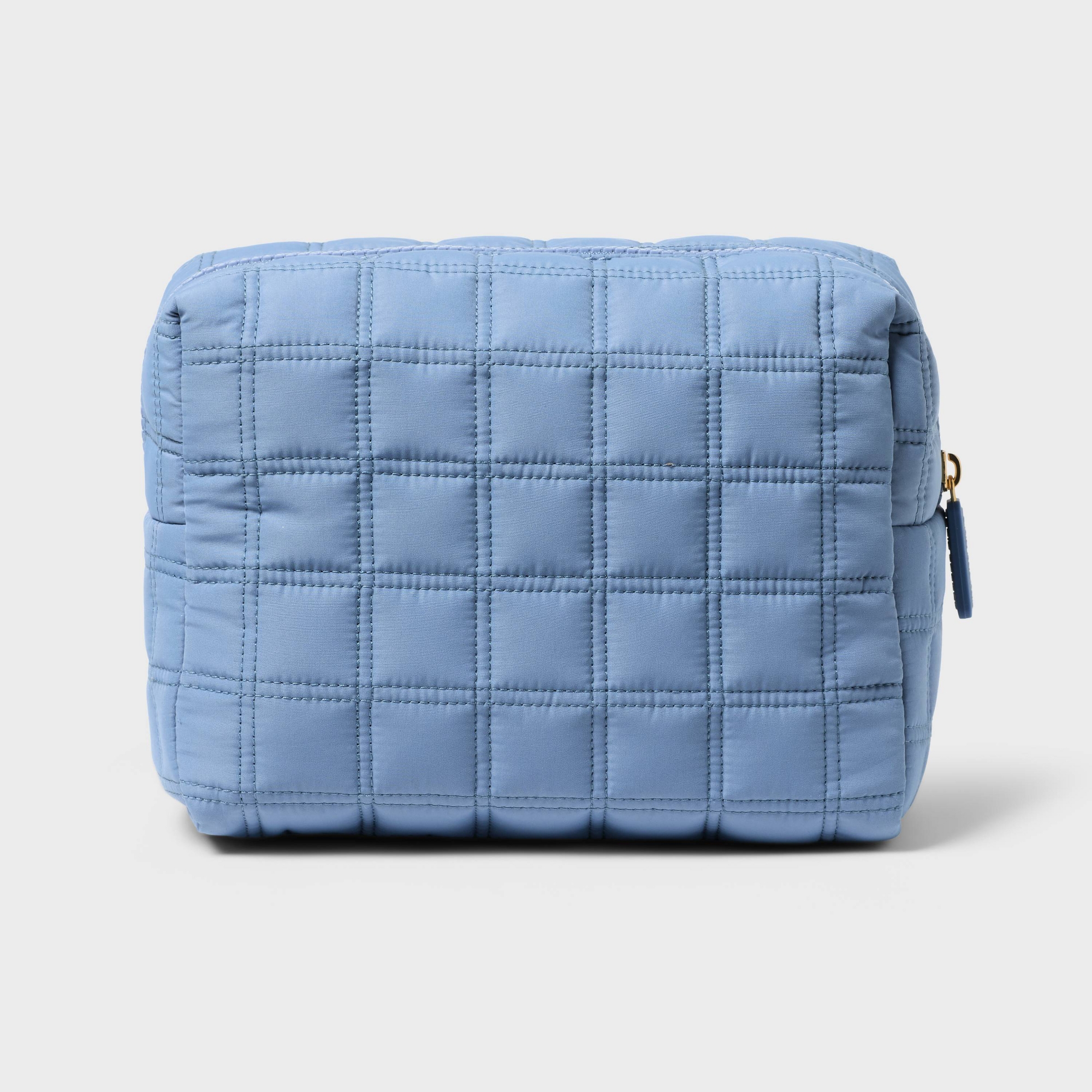 Sonia Kashuk™ Medium Loaf Makeup Bag - Blue Quilted