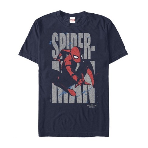 Men's Marvel Spider-man: Homecoming Name T-shirt - Navy Blue - 3x Large :  Target