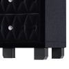 PAGED Elegant Night Stand Button-Tufted Nightstand Storage Bedside Table with 2 Drawers and Crystal Handle for Bedroom - 4 of 4