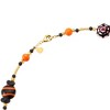 Ross-Simons Italian Multicolored Murano Glass Halloween-Themed Bead Necklace With 18kt Gold Over Sterling - 3 of 4