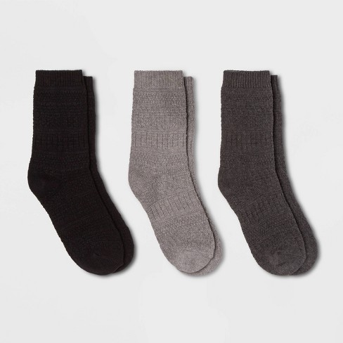 Ultra-soft monochrome socks Set of 3, Lemon, Shop Women's Socks Online