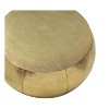 Mark & Day Ladis 16"H x 29"W x 29"D Modern Gold Coffee Table - 4 of 4