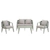 Whisen Durable and Comfortable Outdoor Seating Set,Suitable for Patios, Lawns, and Poolsides - 4 of 4