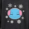 Women's - Pokémon - Squirtle And Snowflakes Lightweight French Terry Wide Neck Long Sleeve Shirt - 2 of 4