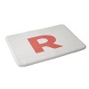 Deny Designs April Lane Art Block Monogram Memory Foam Bath Mat - 2 of 4