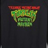 Women's - Teenage Mutant Ninja Turtles - Movie Logo Lightweight French Terry Wide Neck Long Sleeve Shirt - 2 of 4