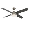 Warmiplanet 52" Ceiling Fan with Lights Remote Control, Sand Nickel,DC Motor,5 Blades - 2 of 4