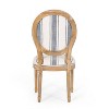 Set of 2 Phinnaeus French Country Fabric Dining Chairs - Christopher Knight Home - 3 of 4