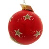 Vaillancourt Folk Art 3.25 In Red American Santa W/Tree Vaillancourt Jingle Ball Tree Ornaments - 3 of 3