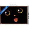 Trends International Tobe Fonseca - Black Cat Minimalist Tongue Framed Wall Poster Prints - 3 of 4