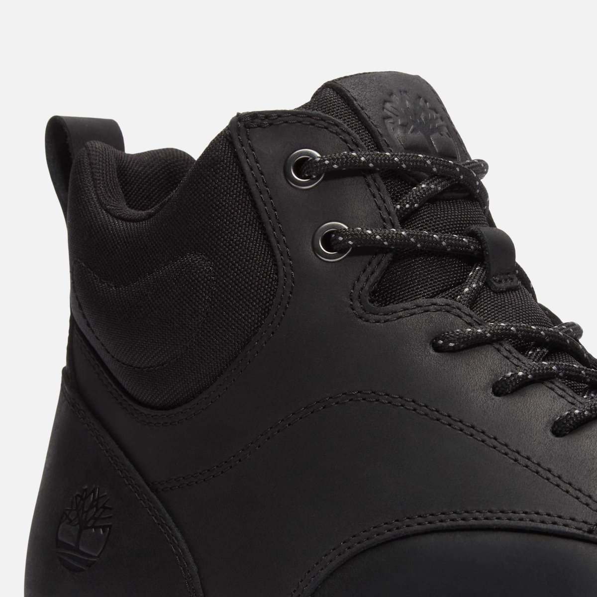 Мужские Timberland Men's Parker Street Mid Lace-Up Sneaker, Black Full-Grain, 9 — фото 4