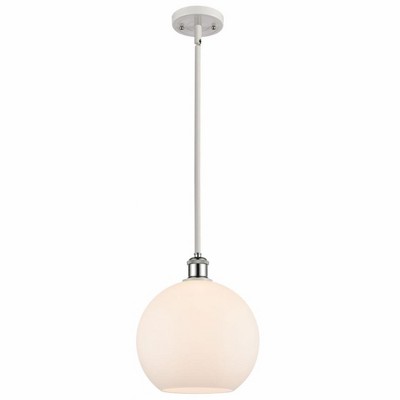 Athens - 1 Light Stem Hung Mini Pendant In Industrial Style-13 Inches Tall and 10 Inches Wide