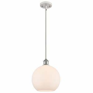 Athens - 1 Light Stem Hung Mini Pendant In Industrial Style-13 Inches Tall and 10 Inches Wide - 1 of 1