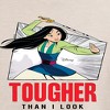 Women's - Disney - Tougher Than I Look Oversized Graphic T-Shirt - 2 of 4