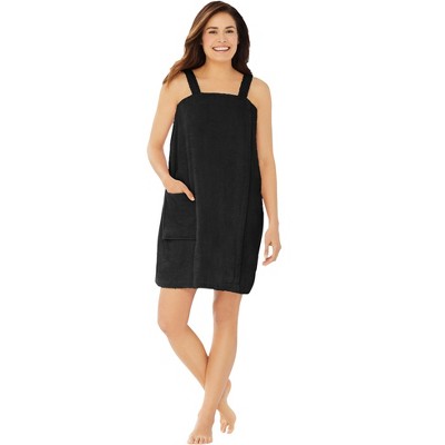 Dreams & Co. Women's Plus Size  Terry Towel Wrap